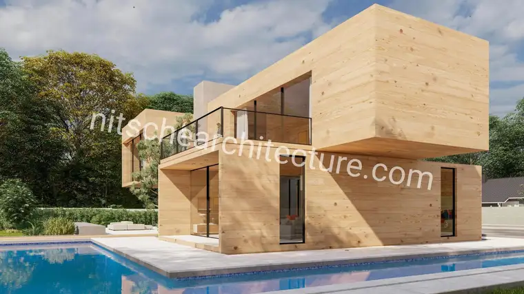 NitscheArchitecture® | Die neue Dimension | Holz oder Ziegel | Verschiedene Größen
