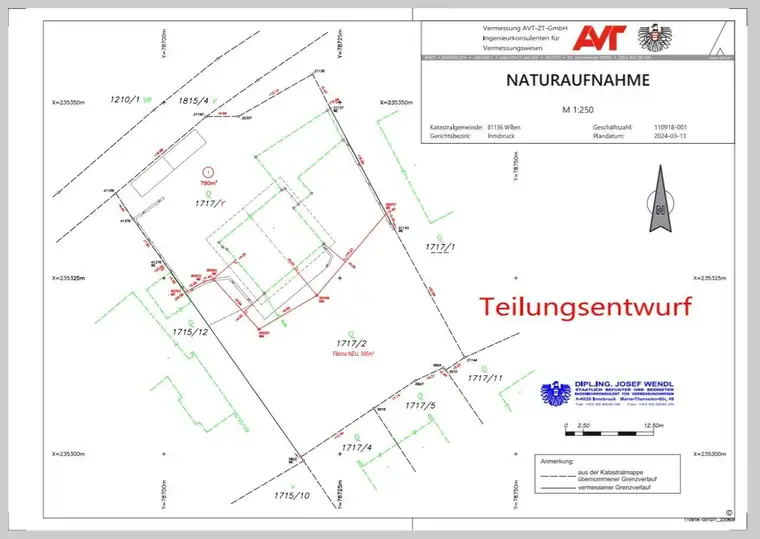 Baugrund in Innsbruck für nur 692,00 €/qm