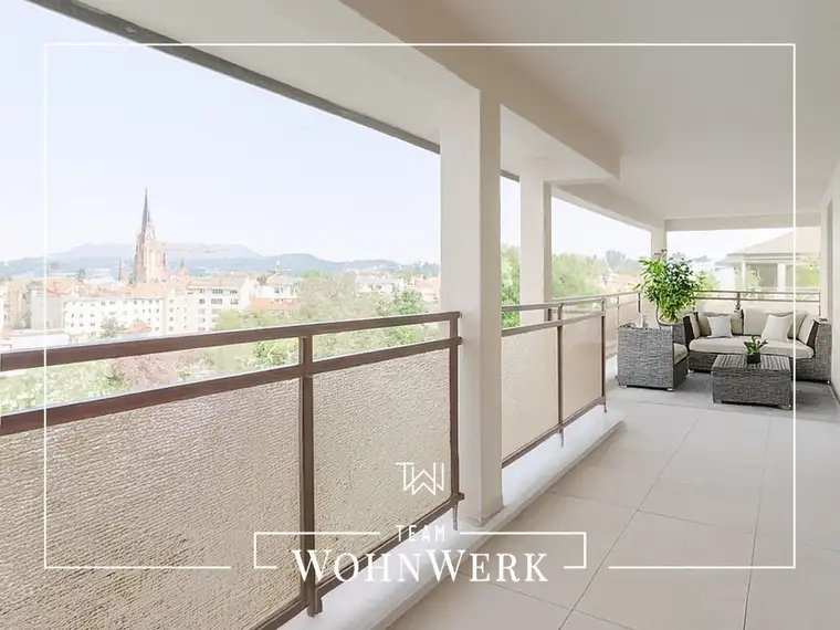 Exklusives Wohnjuwel über den Dächern von Graz – 5-Zimmerwohnung mit 100 m² Dachterrasse und Panoramablick