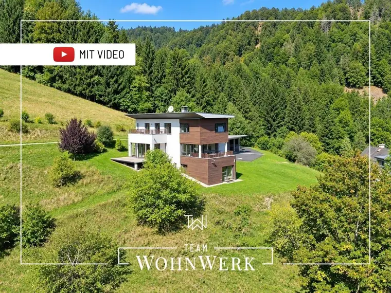 Architektenhaus mitten im Grünen | 265 m² auf drei Ebenen mit 4.136 m² Eigengrund in Kehr und Plesch