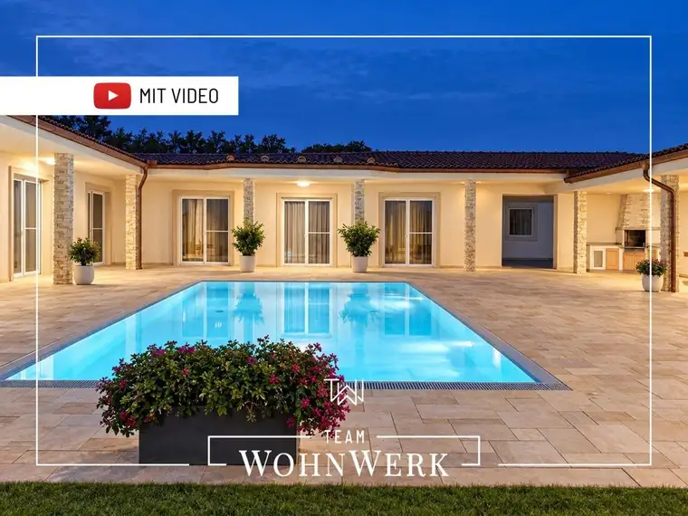 Mediterraner Bungalow mit Innenhof-Pool | 300 m² auf einer Ebene, 6 Zimmer und 1.596 m² Grund in Sankt Lorenzen im Mürztal