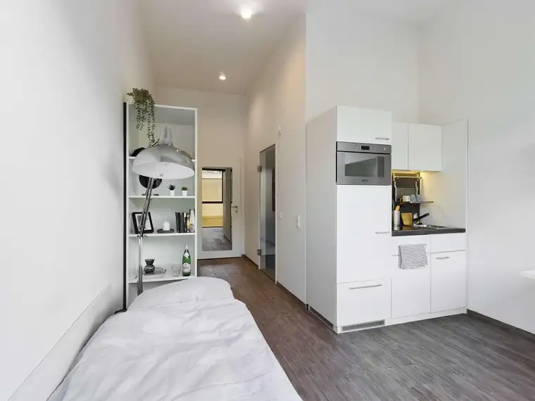 DIE ZIMMEREI | Helle &amp; möblierte 1-Zimmer-Wohnung in Top-Lage: ideal für Studierende | Basic Bude
