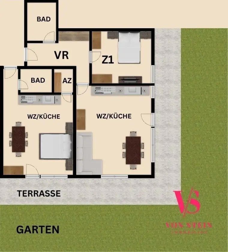 Freizeitwohnsitz nach Vollsanierung mit Garten, Garage und trennbaren Einheiten!