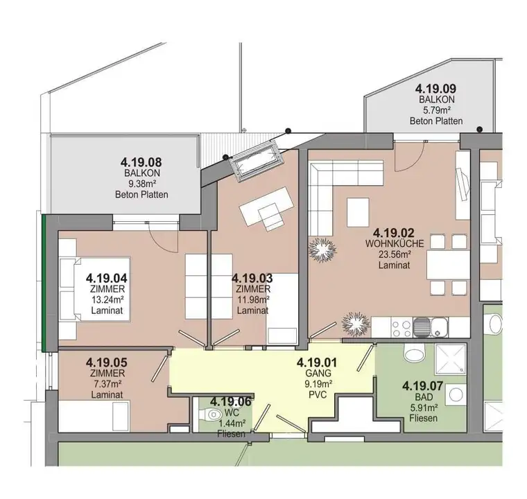 Qualitativ Hochwertige 4 Zimmerwohnung in BESTLAGE