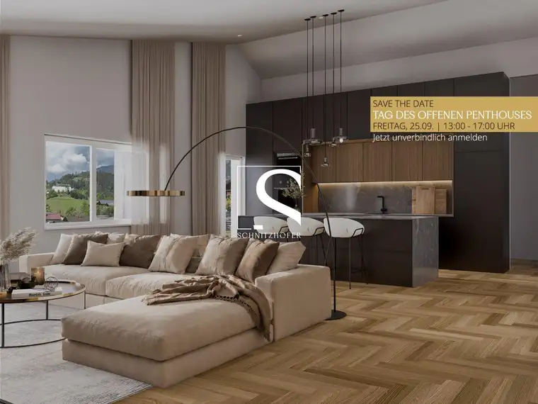 DAS PENTHOUSE - DAS SONN.VEIT | Letzte Einheit im Projekt | 360°-Ausblick. 4-Meter Raumhöhe. Barrierefrei &amp; Tiefgarage.