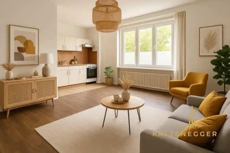 Helle 2-Zimmerwohnung mit neuer Küche und Top-Aufteilung