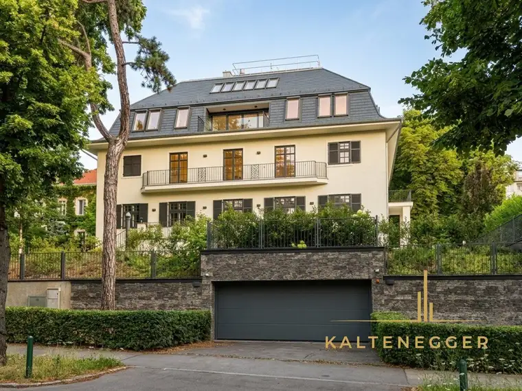 Private Villa Residence in Pötzleinsdorf – historische Eleganz, parkähnlicher Garten &amp; Pool für bis zu drei Wohneinheiten