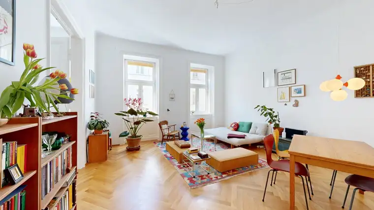Bezaubernde Altbau-Wohnung nahe Donaukanal | 2 Zimmer - 81m²  | saniert | hoher Wohnkomfort