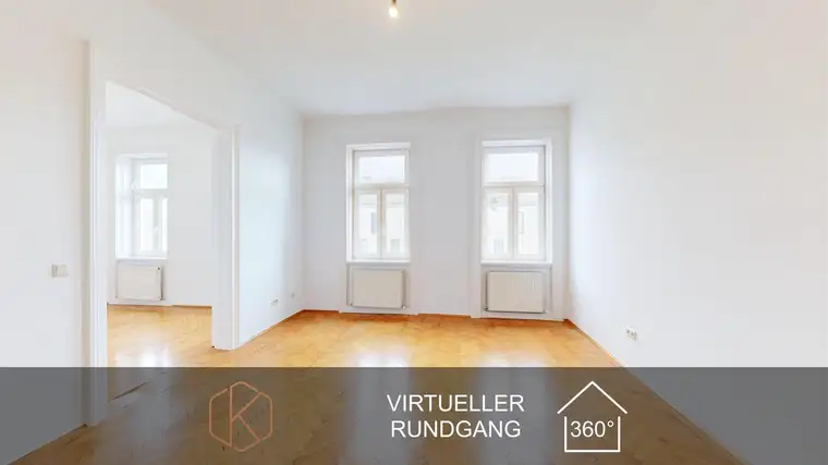 Apartes Büro mit Altbau-Charme | 3 Zimmer - 72 m² | Nähe Rennweg