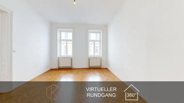 Zentral gelegenes Büro | 2 Zimmer - 58 m² | Nähe Rennweg | Altbau-Charme
