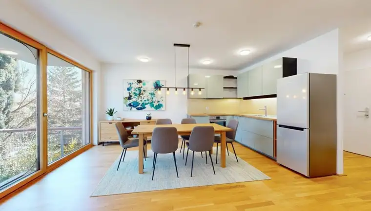 Moderne Wohnung mit Terrasse | 2 Zimmer | Garten | hoher Wohnkomfort | Nähe Schloss Enzesfeld