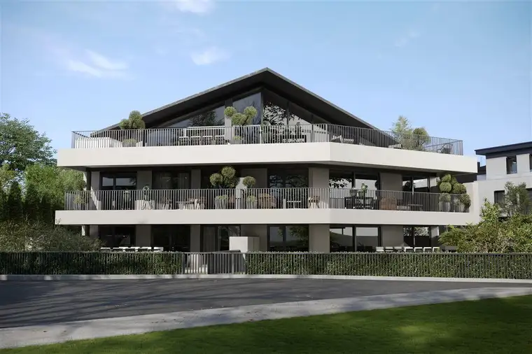 Exklusive 3-Zimmer Gartenwohnung mit 228 m2 großen Südwest Terrassen- und Gartenflächen