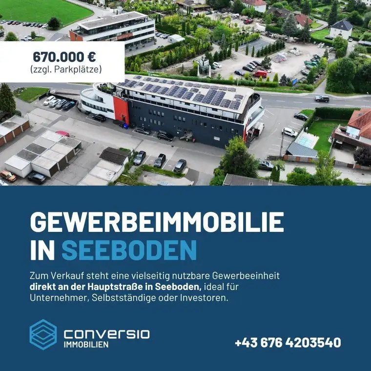 Moderne Büro- und Lagerflächen in Toplage - Seeboden - flexibel mietbar
