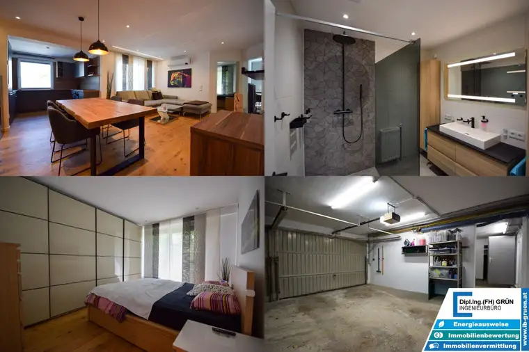 TOP-Lage! Hochwertig kernsanierte 3-Zimmer-Wohnung mit Smart Home, Garage &amp; Balkon