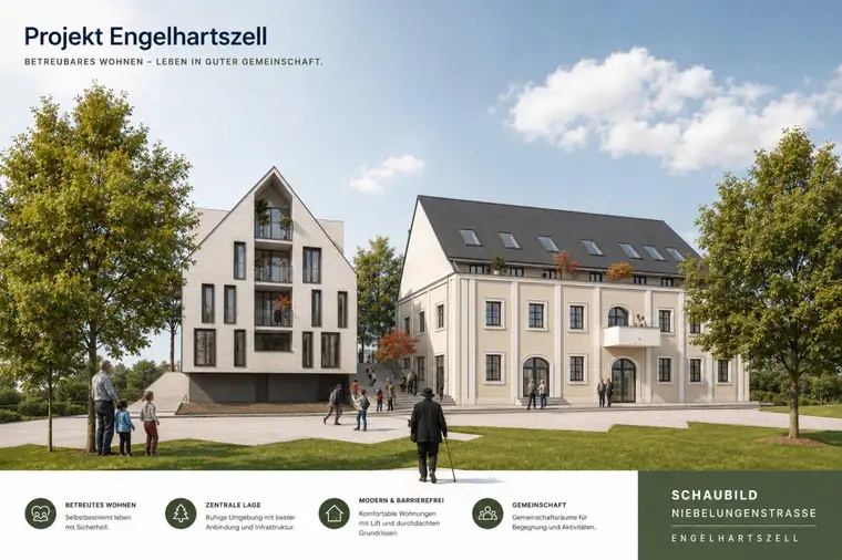 Betreubares Wohnen in einzigartiger Donaulage – Projektübernahme oder Beteiligung in Engelhartszell