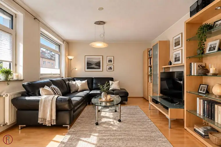 Lichtdurchflutete 3-Zimmer Wohnung mit Lift, Balkon &amp; Gemeinschaftsgarten
