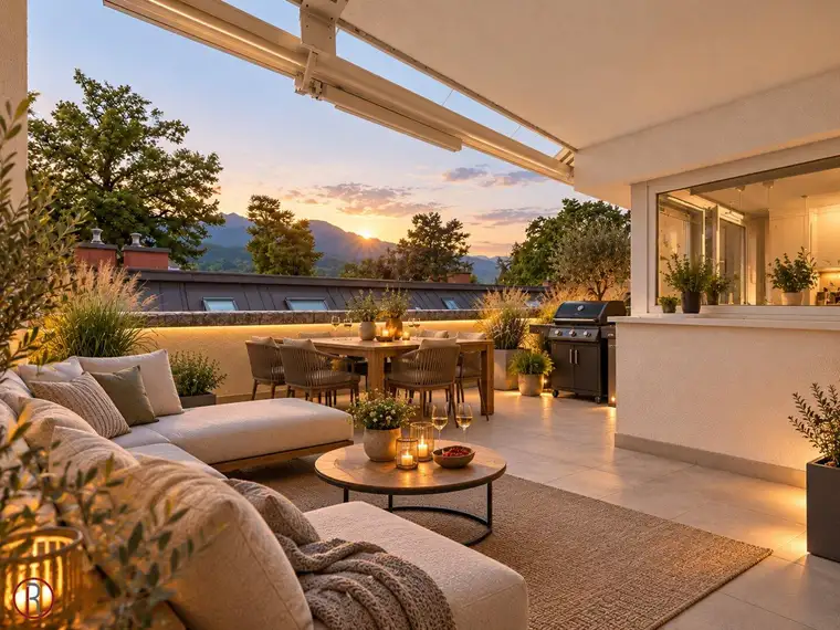 EIN HAUCH VON URLAUB, EIN ZUHAUSE ZUM VERLIEBEN – Ihr Terrassenparadies in Innsbruck-Kranebitten!