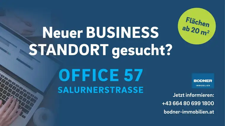 "Office 57" Kufstein - Kleinbüros oder Teilflächen ab 20 m² zu vermieten!