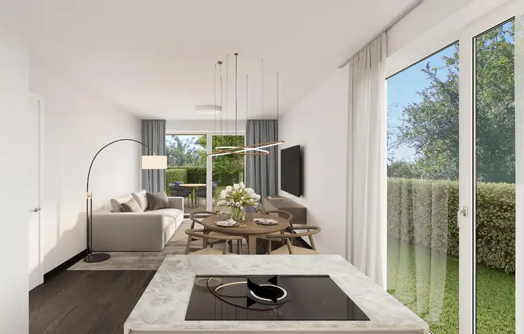 LUBÉK - Elegante Gartenwohnung (TOP01) inkl. MIETKAUFOPTION mit rd. 57 m² in Grazer Vorstadtlage