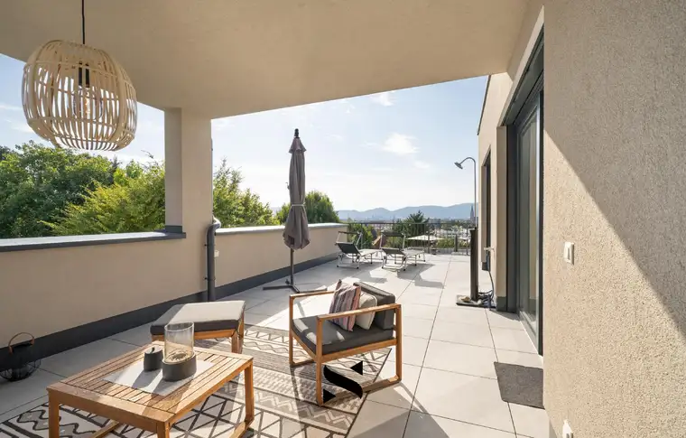 Erstklassiges Penthouse mit rd. 94 m² mit Weitblick auf Graz in Waltendorf