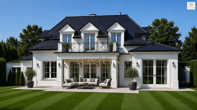 Wunderschöne Landhausstil-Villa eingebettet in einem idyllischen Gartenparadies