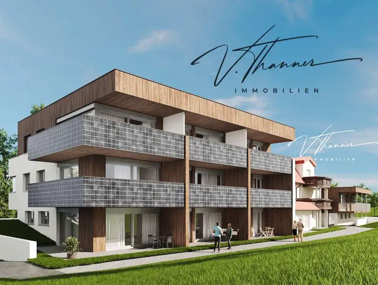 Neubauprojekt in Laakirchen: Wunderschöne 3-Zimmer-Wohnung mit großem Balkon und Loggia.