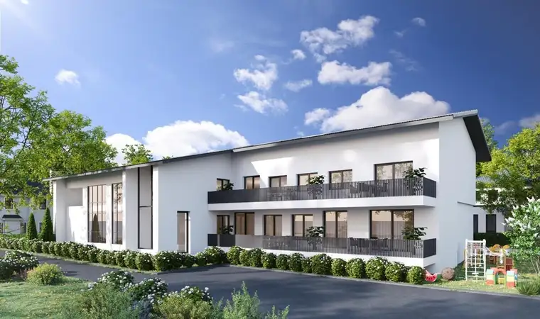 Grünes Leben mit Bergblick –3-Zimmer-Wohnung mit Stellplatz naheSalzburg