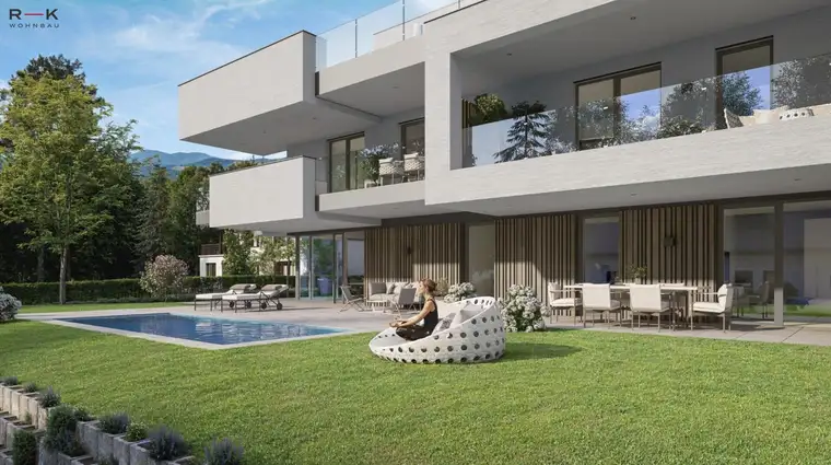 4-Zimmer-Premiumwohnung mit großzügigem Garten und optionalem Pool