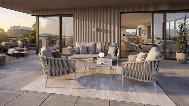 Exklusives Maisonette-Penthouse mit über 150 m² zzgl. Panoramaterrasse in Nonntal