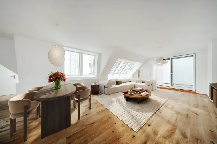 EXKLUSIVES WOHNEN IM HERZEN VON WIEN - ERSTBEZUG DG-WOHNUNG MIT 2 TERRASSEN
