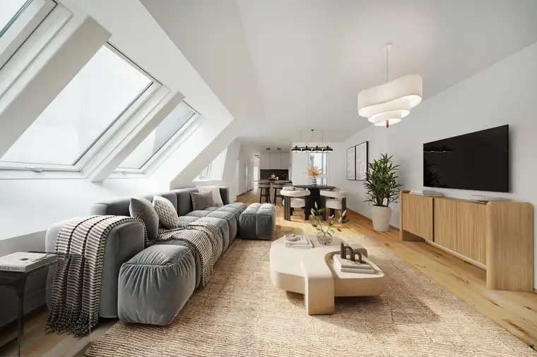 DACHGESCHOSS-WOHNTRAUM MIT 2 TERRASSEN IN ZENTRALER LAGE