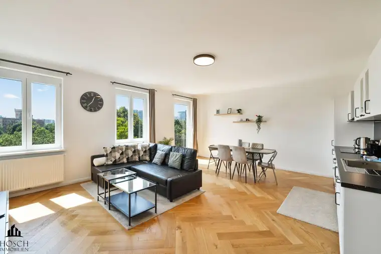 Exklusiv im Fasanviertel - ​​​​​​​stilvolle 3-Z-Whng mit Balkon | zwischen Schloss Belvedere und Schweizergarten
