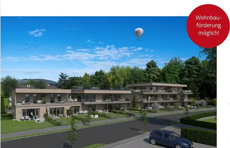 Ideal für Singles oder Paare: Moderne 3-Zimmer-Wohnung im Neubau mit Balkon