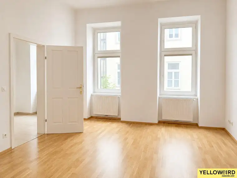Helle 3,5-Zimmer-Wohnung mit 2 Balkonen in Ruhelage nahe Belvedere I vollständig innenhofseitig