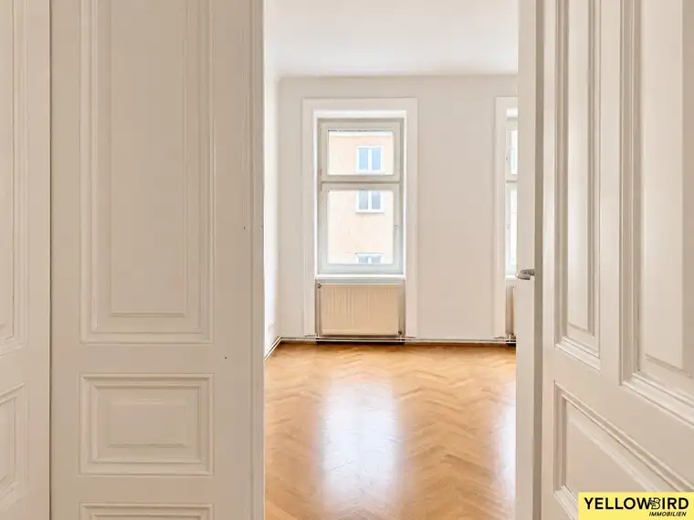 Helle 3-Zimmer-Wohnung mit künftigem innenhofseitigem Balkon in Ruhelage nahe dem Belvedere