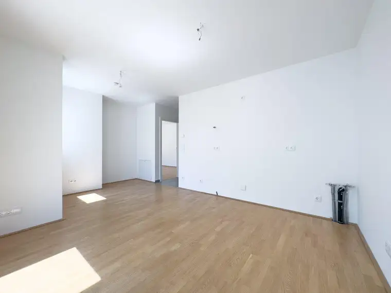 2-Zimmer Wohnung im 6. Liftgeschoss mit zwei Balkonen: Komplett möbliert und bezugsfertig | 1100 Wien