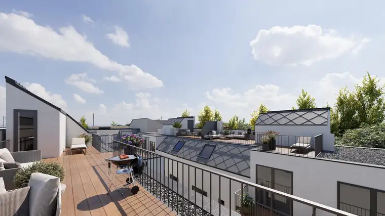 4-Zimmer Maisonettewohnung auf 3 Ebenen | Balkon, Garten, Dachterrasse | 1220 Wien | Provisionsfrei für den Käufer
