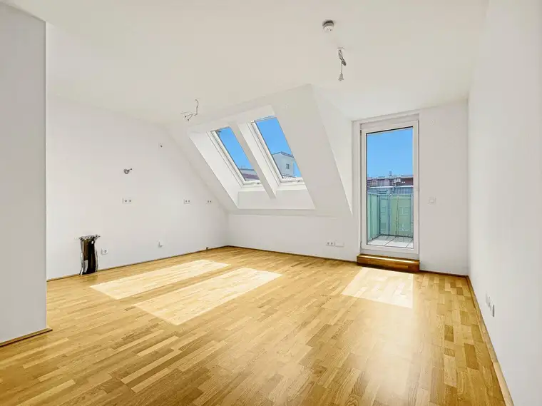 Vermietete Dachgeschoss-Anlegerwohnung mit Westterrasse | 1100 Wien
