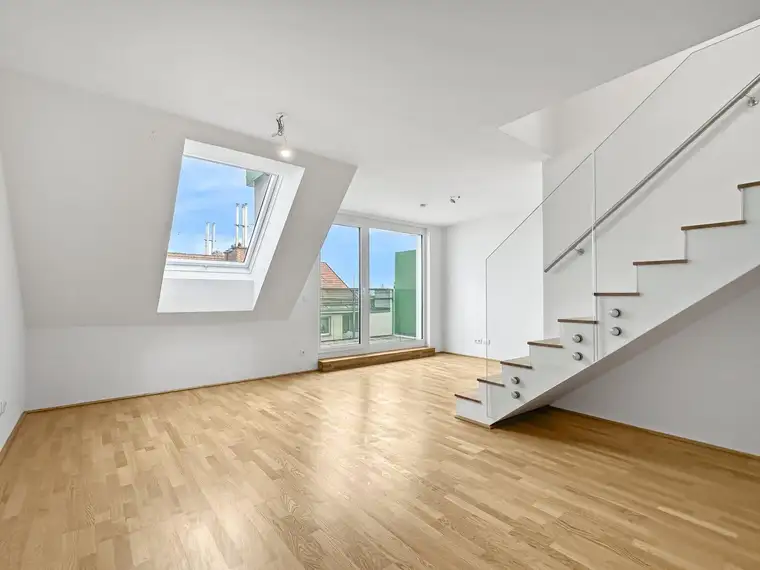 Vermietete 3-Zimmer Dachgeschosswohnung mit 4 Terrassen | 1100 Wien
