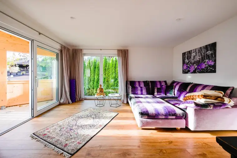 Sehr schöne 140 m² - 4-Zimmer-Garten-Mietwohnung in sonniger, ruhiger Panoramalage in Ellmau am Wilden Kaiser