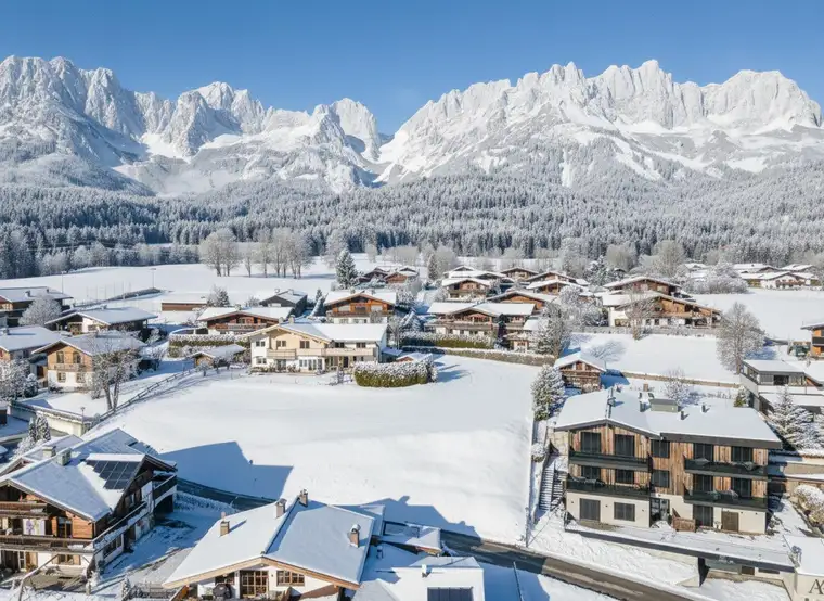 Einzigartiger 592 m² großer Baugrund für ein Einfamilien- oder Doppelhaus in Going