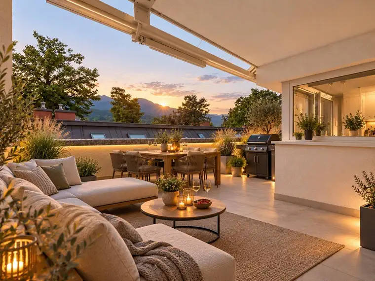 EIN HAUCH VON URLAUB, EIN ZUHAUSE ZUM VERLIEBEN – Ihr Terrassenparadies in Innsbruck-Kranebitten!