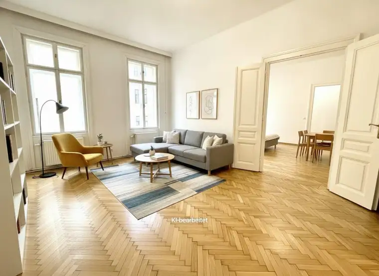 Leben in der Mariahilfer Straße mit Klopfbalkon - Hofruhelage