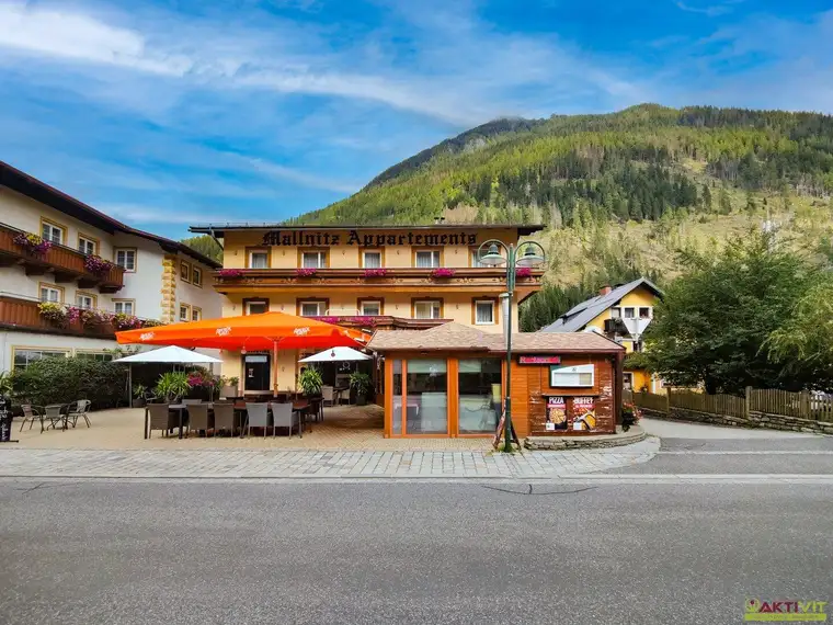 Hotel in Mallnitz im Nationalpark Hohe Tauern – mit 15 Zimmern und Restaurant, betriebsbereit.
