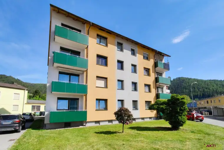 Zentral wohnen in Kindberg - gepflegte 3-Zimmer-Wohnung mit Balkon