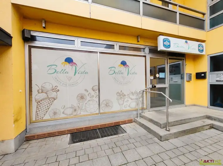 Geschäftslokal mit Schaufensterfront und Gastgarten-Möglichkeit im Zentrum von Zeltweg