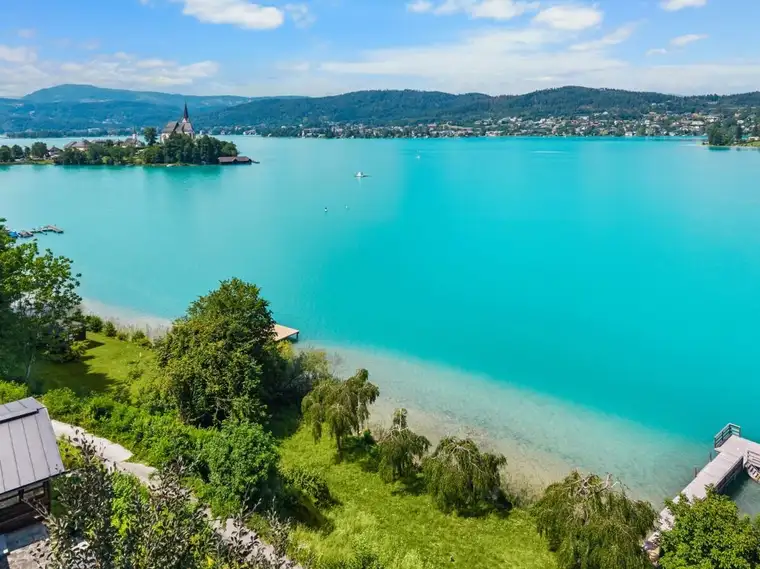 Rarität am Wörthersee – Exklusive Liegenschaft direkt am Wasser in Bestlage
