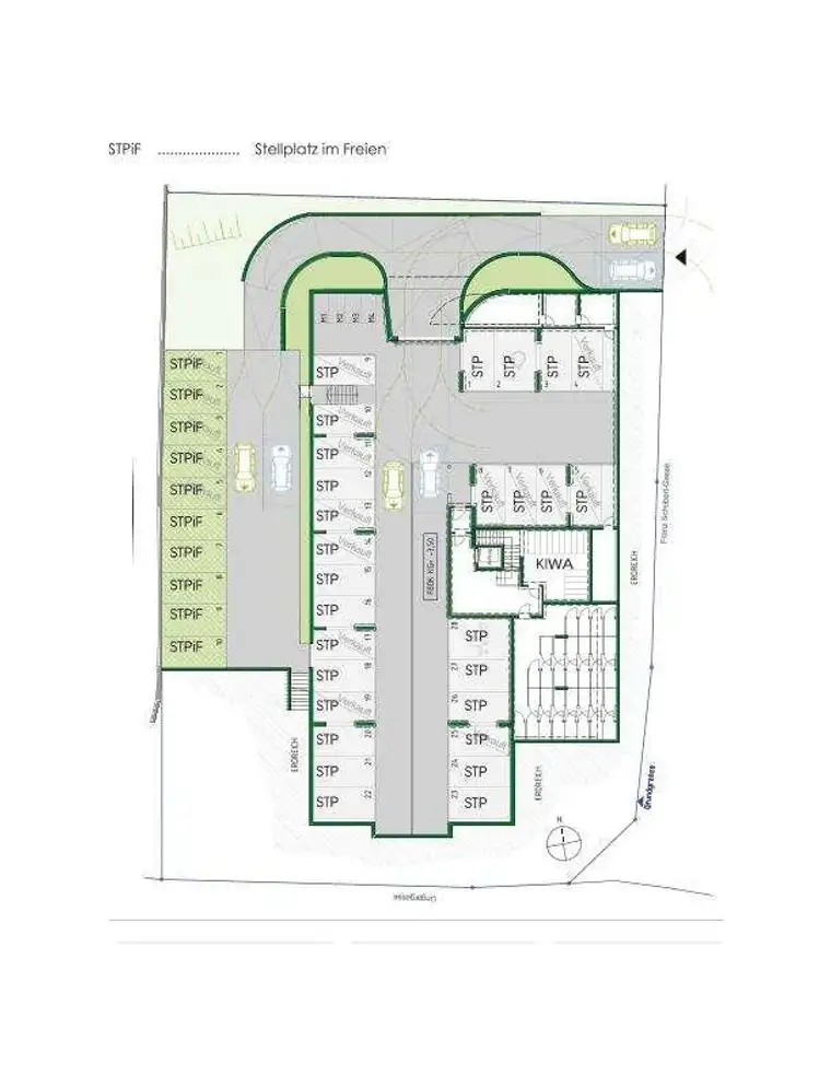KFZ / MOTORRAD PARKPLATZ ZU VERMIETEN IN WIENER NEUSTADT / UNGARGASSE