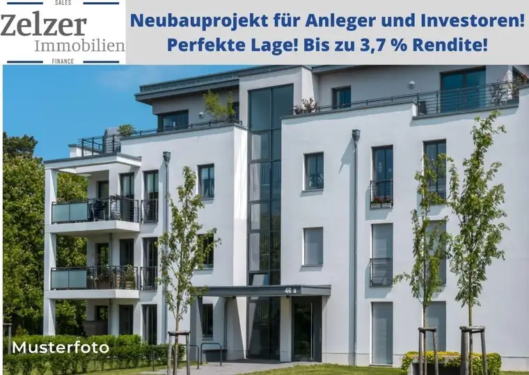 Top Neubauprojekt: Nur für Anleger und Investoren! 3,7% Rendite!