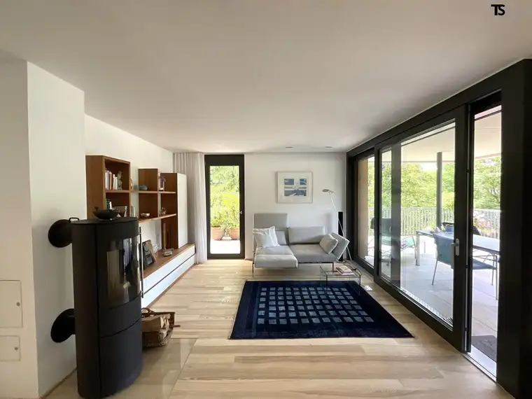 Feldkirch Tisis: Neubauwohnung: 4-Zimmer-Dach-Terrassen Wohnung ca. 92 m² Terrasse ca. 76 m² hochwertig möbliert!